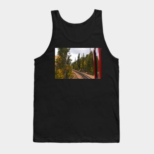 Pikes Peak Cog Rail Colorado Autumn Tank Top